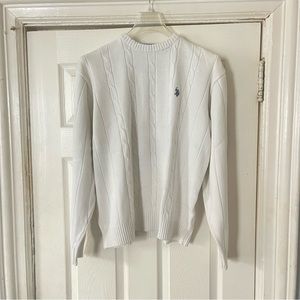 White U.S. Polo Assn. Sweater